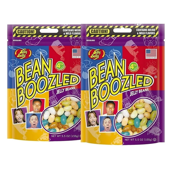 Jelly Belly BeanBoozled Jelly Beans 5.5 oz Pouch bag (4th edition) (5.5 oz (2 Bags))
