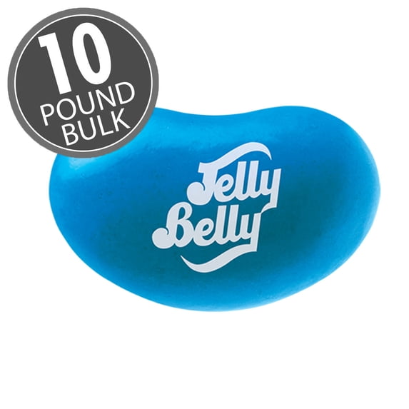 Jelly Belly Blue Raspberry Jelly Beans - 10 lb Bulk - Genuine, Official, Straight from the Source