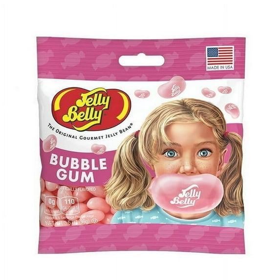 Jelly Belly Bubble Gum Flavored Gourmet Jelly Beans, 3.5 oz. 2 Pack