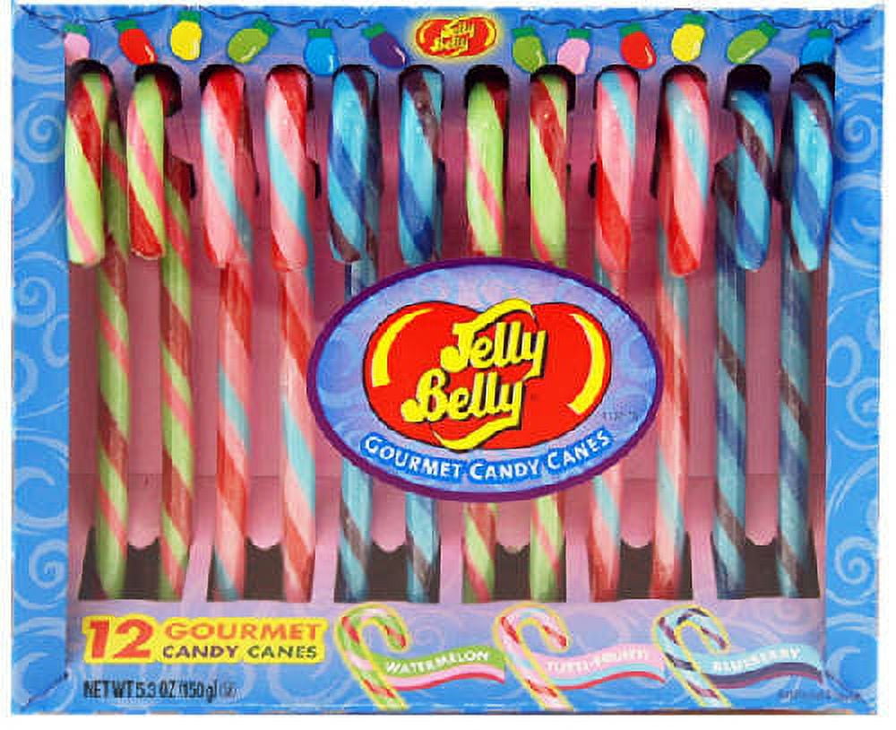 Jelly Belly Candy Canes, Assorted Flavors, 5.3 Oz, 12 Count
