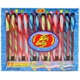 Jelly Belly Candy Canes, Assorted Flavors, 5.3 Oz, 12 Count