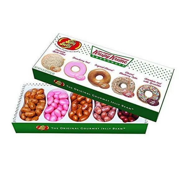 Jelly Belly Gift Box 4.25oz 5 Flavors Krispy Kreme