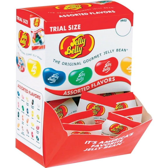 Jelly Belly Gourmet Jelly Beans - Assorted - Low Fat, Individually Wrapped - 0.35 oz - 80 / Box | Bundle of 2 Boxes