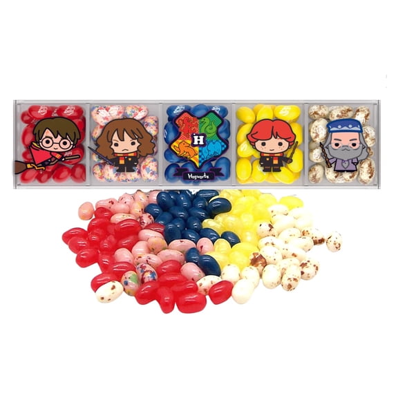 Jelly Belly Harry Potter 5 Flavor Clear Gift Box 4 Oz