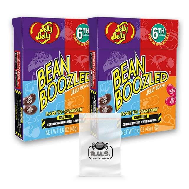 Jelly Belly Jelly Beans Bean Boozled NEW EDITION Refill Box Set of 2