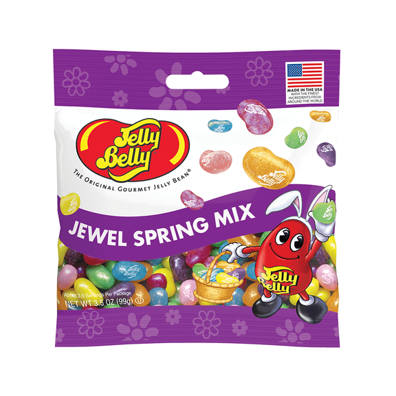 Jelly Belly Jewel Spring Mix Jelly Beans - 3.5 oz Easter Grab & Go Bag