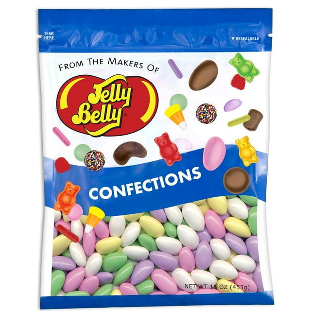 Jelly Belly Jordan Almonds Confection 1 Pound (16 Ounces), Classic