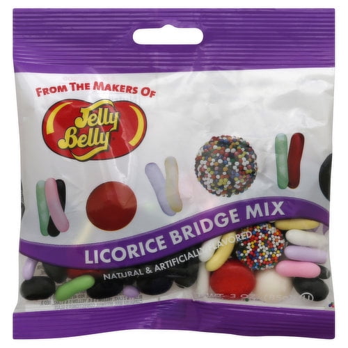 Jelly Belly Licorice Bridge Mix Candy 3 Oz