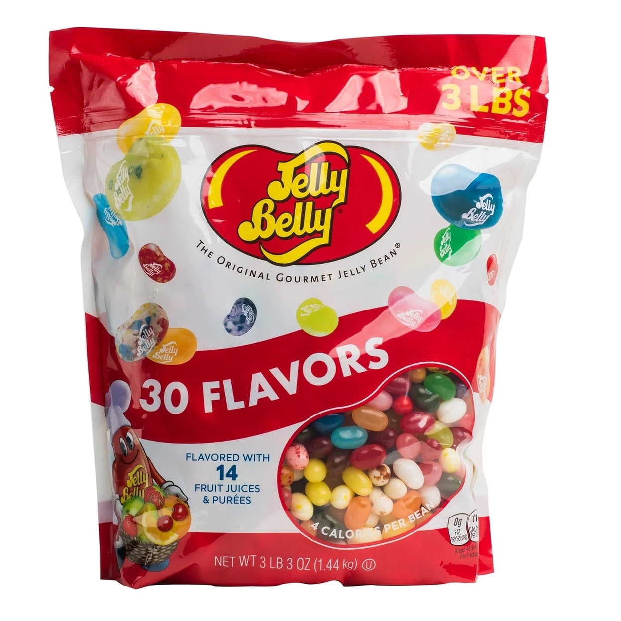 Jelly Belly Original Gourmet Jelly Beans 30 Flavors (51 Ounce ...