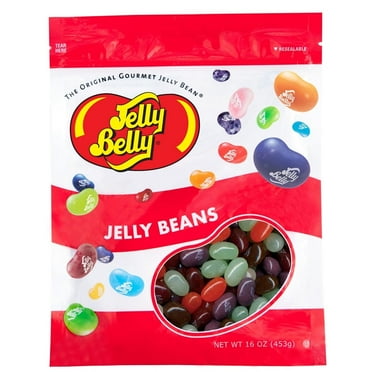 Jelly Belly Soda Pop Shoppe® Jelly Beans - 1 Pound (16 Ounces), Soda Pop Flavors Mix, Resealable Bag