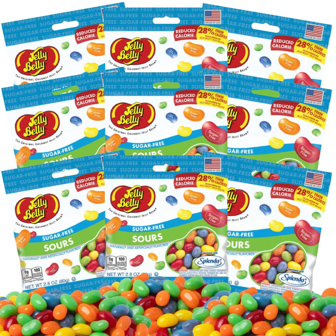 Jelly Belly Sour Sugar Free Jelly Beans Sugar Free Candy (Sour