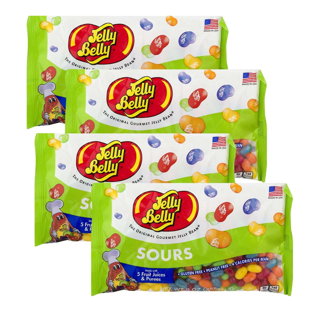 Jelly Belly Sours Jelly Beans 9 oz 4 Pack