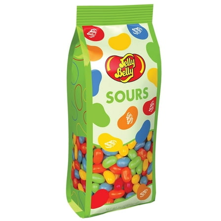 Jelly Belly Sours Jelly Beans - Mix of 5 Sour Fruit Flavors, 7.5 Ounce Gift Bag