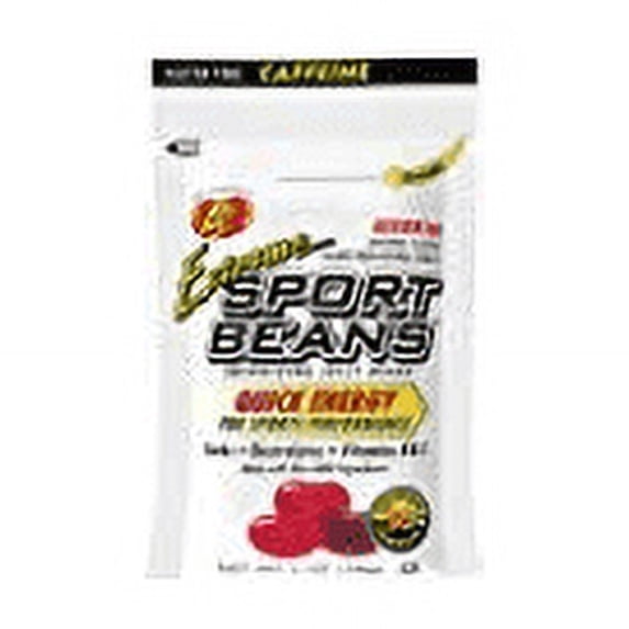 Jelly Belly Sport Beans- Extreme Assorted - Energy Chews With Caffeine [24-Pack] BOX (Cherry, Watermelon and Pomegranate) Click for more sizes