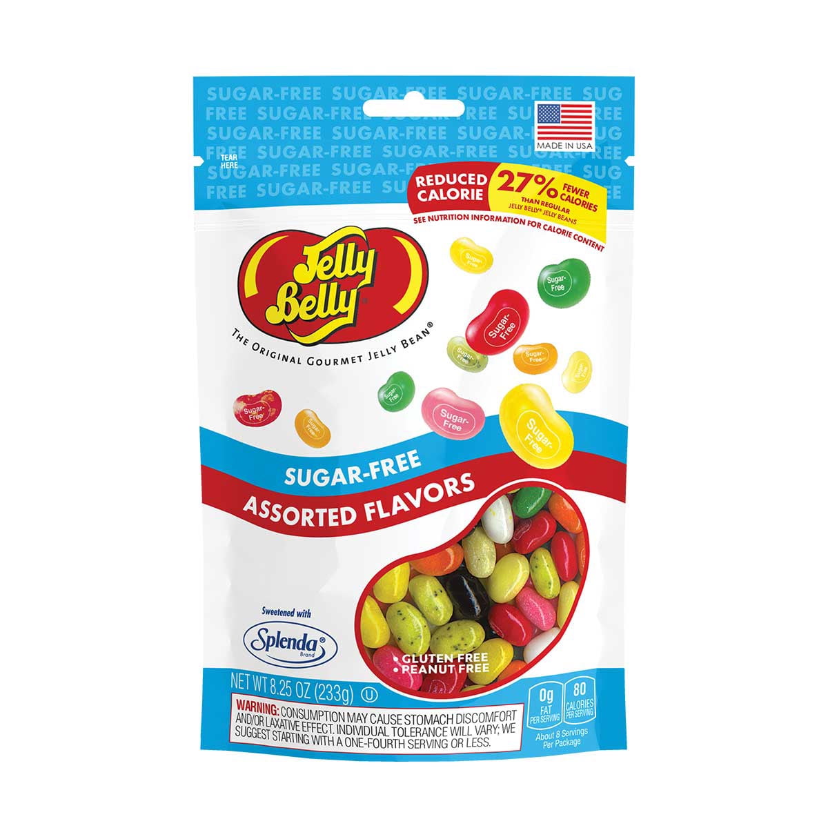 Jelly Belly Sugar-Free Jelly Beans - Mix of 10 Popular Flavors, 8.25 Ounce  Resealable Pouch Bag - Walmart.com