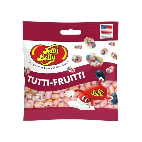 Jelly Belly Tutti-Fruitti Jelly Beans - 3.5 oz Grab & Go® Bag - True-to-life Tutti-Fruitti-flavored Candy