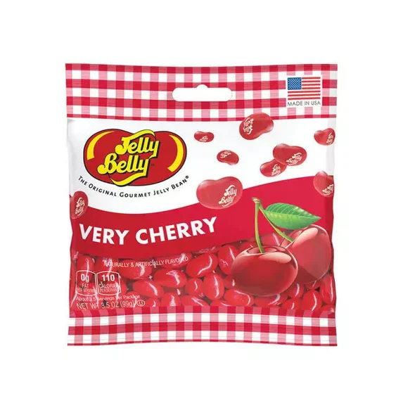 Jelly Belly Very Cherry 8 PACK 3.5oz Bags FREE SHIPPING