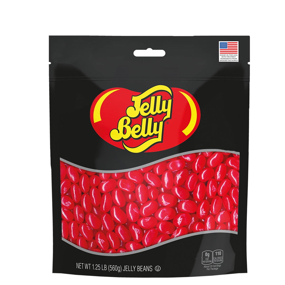 Mr Jelly Belly 8” Very Cherry Red Jelly Bean Bag Soft Plush Toy with Clip
