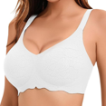 thumbnail image 1 of Jelly Bras For Women Wireless Full Coverage Jelly Bra with Hollow Breathable Design Soft Lightweight S-3XL, 1 of 1