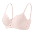thumbnail image 1 of Jelly Bras Seamless Wireless Push Up T-Shirt Bras for Women No Underwire Supportive Full Coverage Bralettes, 1 of 4