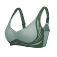 thumbnail image 1 of Jelly Bras for Women No Underwire Comfort Gather Lift Wireless Bra Sports Wireless Bras for Women Mint Green L, 1 of 5