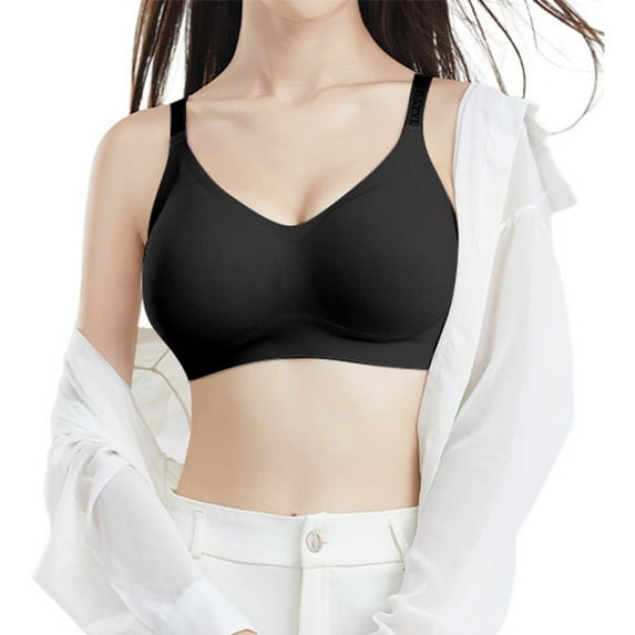 Jelly Bras for Women No Underwire Mesh Wireless Push Up Bra Seamless Full Coverage Lift T Shirt Everyday Sleep Bralettes