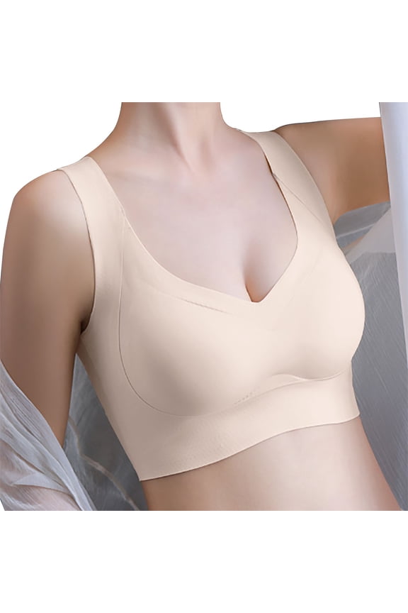 Jelly Bras for Women Push Up Seamless No Underwire Full Coverage Supportive Comfortable Wireless Sports Bra