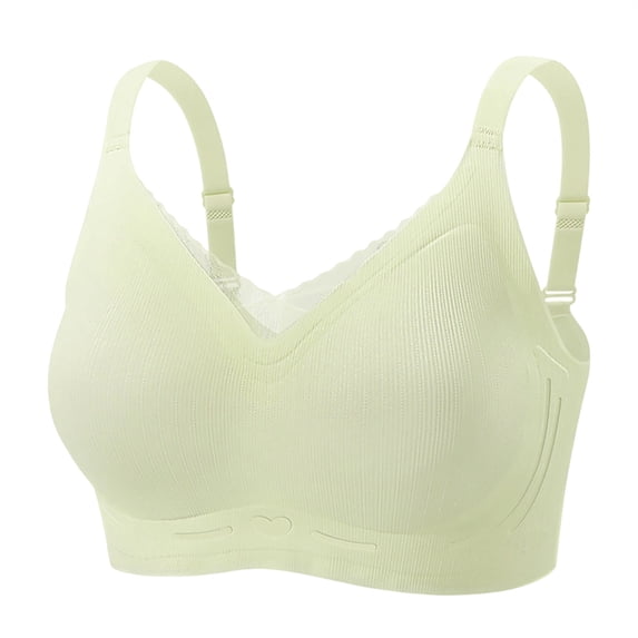 Solid Vcolor Jelly Bras for Women Solid Color Wireless Push Up Breathable Everyday ...