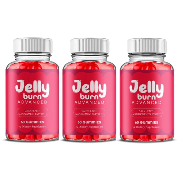 Jelly Burn Advanced Weight Manageent Gummies ( 3 Bottle Pack)