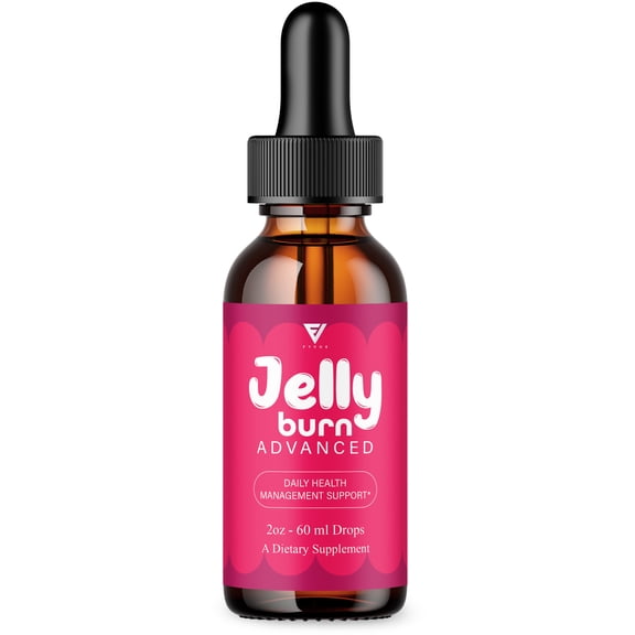 Jelly Burn Health Management Drops, JellyBurn Liquid Supplement (2oz)