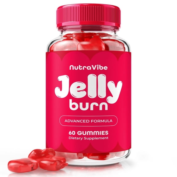 Jelly Burn Natural Daily Gummy Formula Designed to align with Fitness Goals, Support active Lifestyle & Body Balance | Just 2 Great-Tasting, Easy-to-Chew Gummies Daily (60 Gummies)
