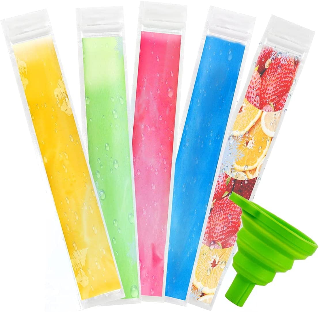 Popsicle Bags, Reusable Popsicle Sticks, Funnel and Ice Pop Recipes - China  Ice Cream Mold and Popsicle Molds price