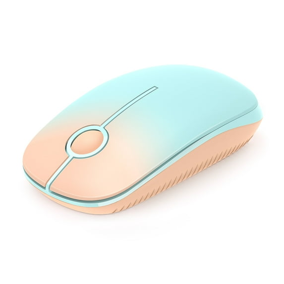 Jelly Comb 2.4G Slim Wireless Mouse with Nano Receiver, Less Noise, Portable Mobile Optical Mice for Notebook, PC, Laptop, Computer, MacBook