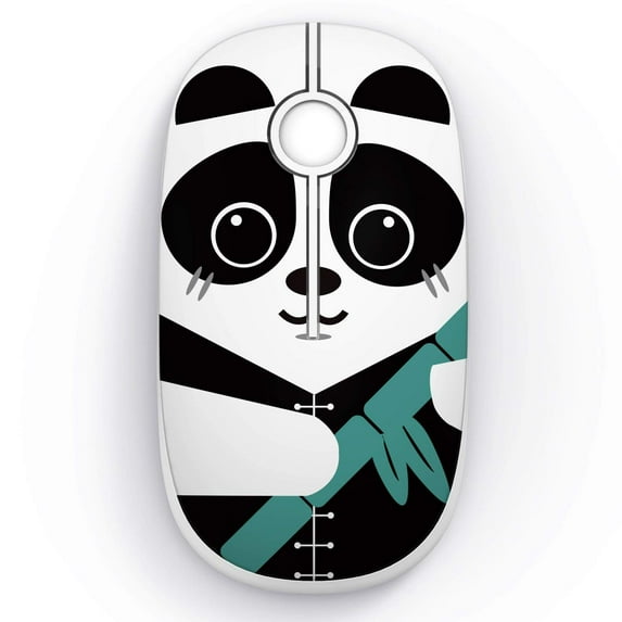 Jelly Comb 2.4G Slim Wireless Mouse with Nano Receiver (Panda)