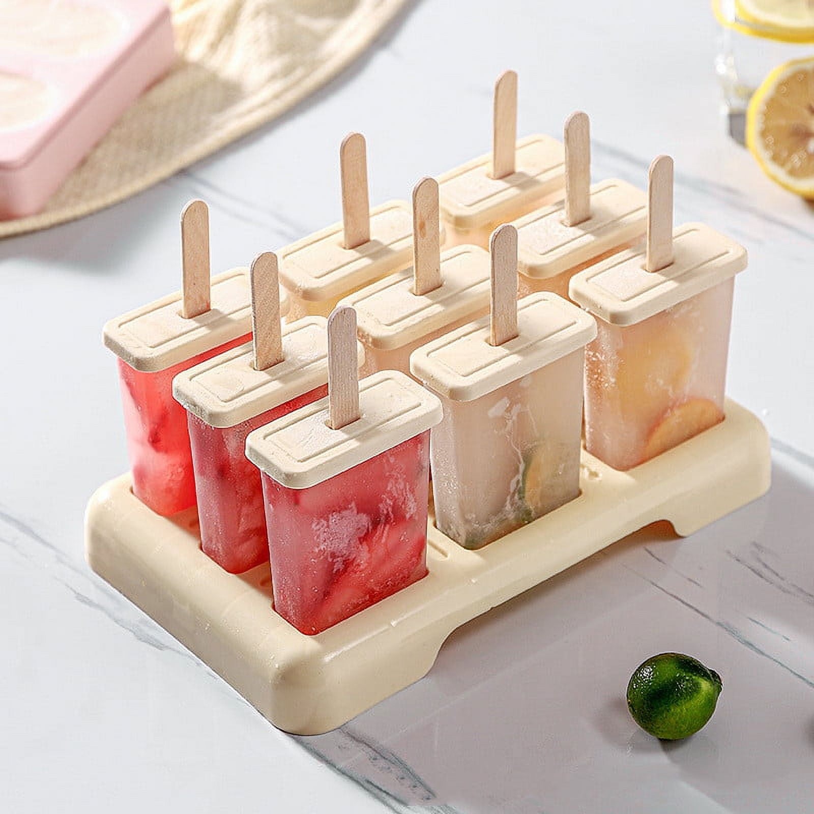 GoodCook ProFreshionals Ice Pop Maker, Makes 6 Ice Pops, Assorted