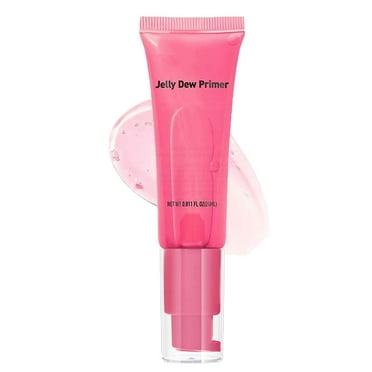 Jelly Dew Primer, Hydrating Face Primer, Minimize Pores Fine Lines & Smooth Skin, Grip Makeup Primer, Gel-Based Moisturize Foundation Primer for All Skin (Watermelon, 24ml)