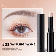 Jelly Eye Shadow Stick, Waterproof Eye Shadow, Long-Lasting Pearlescent Glitter Makeup, Easy Application, Lightweight Hydrating Texture, Versatile Face Highlighter, Water-Gloss Finish