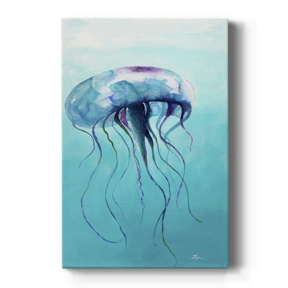 Jelly Fish Premium Gallery Wrapped Canvas - Ready to Hang