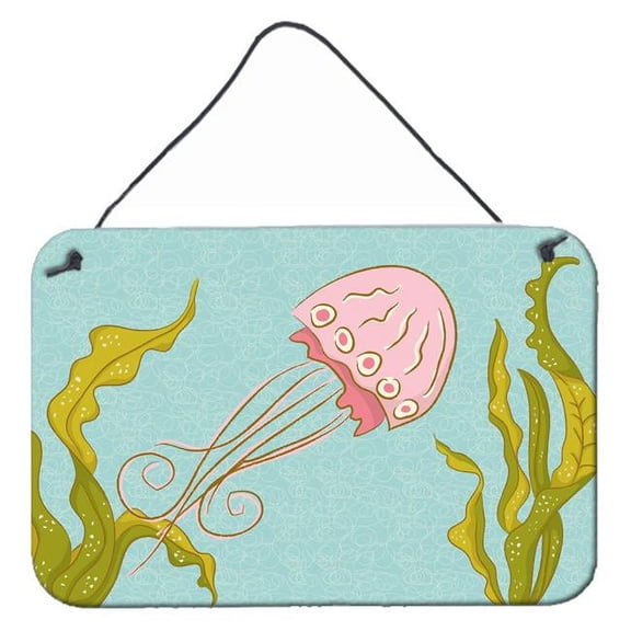 Jelly Fish Wall Or Door Hanging Prints - Multi Colored - 8 x 12 in.