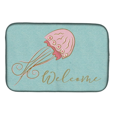 Jelly Fish Welcome Dish Drying Mat