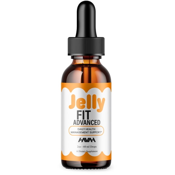 Jelly Fit Health Mangement Support Drops, JellyFit Advanced Daily Health Support Formula (2oz)