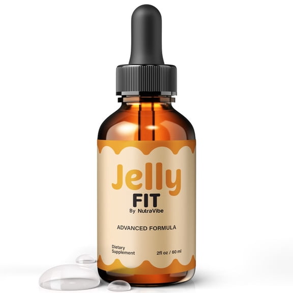 Jelly Fit  Natural Daily Liquid Formula Designed to Align with Fitness Goals, Support an Active Lifestyle & Body Balance | Just a Few Drops for a Fit-Focused Routine (30 Servings)