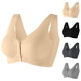 thumbnail image 1 of Jelly Front Closure Bras for Women Wireless No Underwire Comfort Convenient Seamless Supportive Bralettes, 1 of 6
