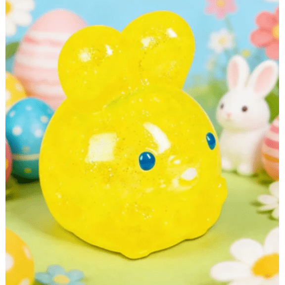 Jelly Hops Surprise Me!- Translucent Tactile Bunny, Compact Stress Reliever,.Sensory Stress Balls for Spring Fun and Easter Baskets