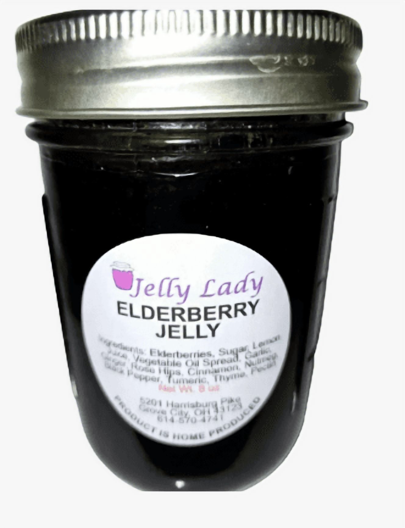 Jelly Lady Elderberry Jelly, 8 oz