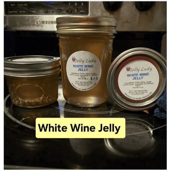 Jelly Lady White Wine Premium Jelly, 8 oz