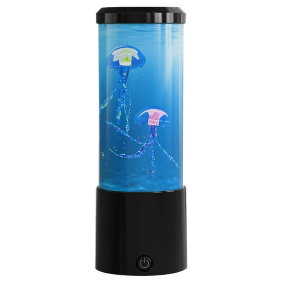 Jelly Lamp LED Light with 7 Color Settings Jelly Tank Desktop Ornament for Home and Decoration Great Idea