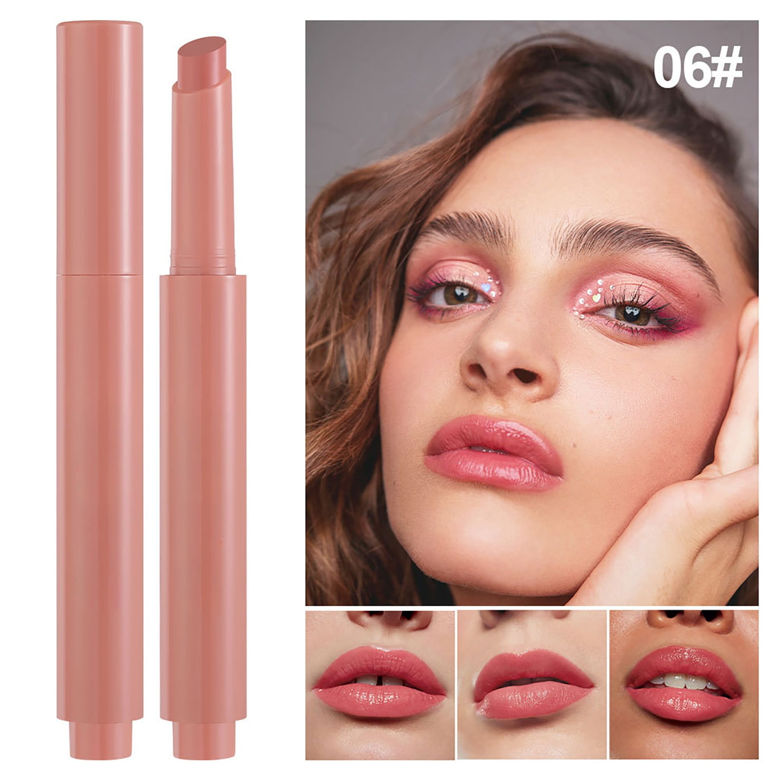 Jelly Lip Lipstick Hydrating Lip Plumper Glitter Star Lipstick English