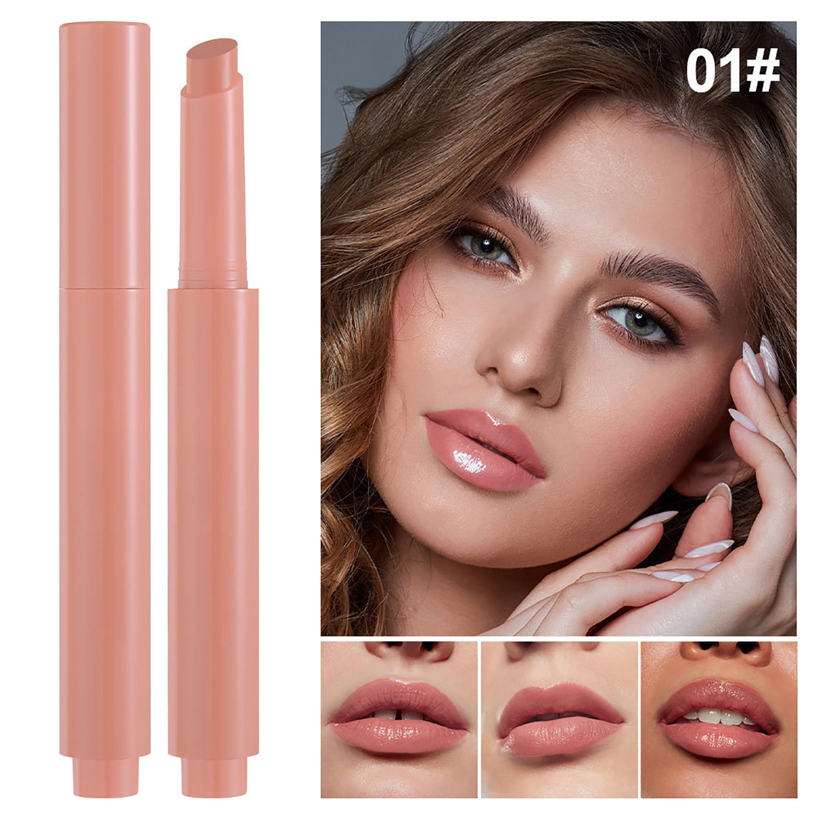 Jelly Lip Lipstick Hydrating Lip Plumper Glitter Star Lipstick English
