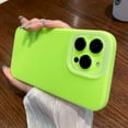 thumbnail image 1 of Jelly Liquid Silicone Soft Case for iPhone 14 13 12 11 pro Max Candy Colors Slim Shockproof Matte Anti-Fingerprint Cases Cover (for iPhone 11,Green), 1 of 9